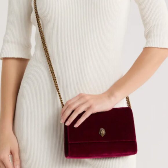 Kurt Geiger KGL Velvet Clutch NWT - Picture 2 of 6